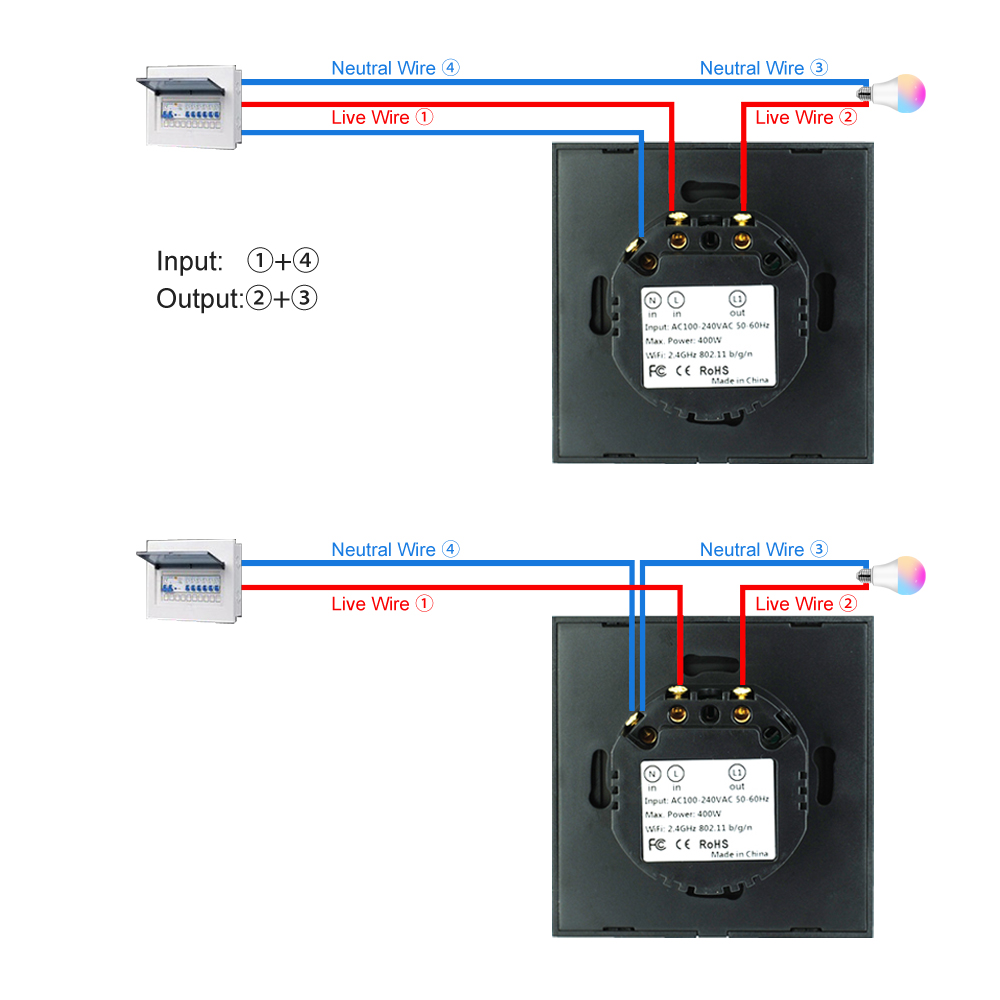 EU/US Smart Life Home House 220V Smart Dimmer Switch WiFi Wireless Remote Light tuya Wall Switch