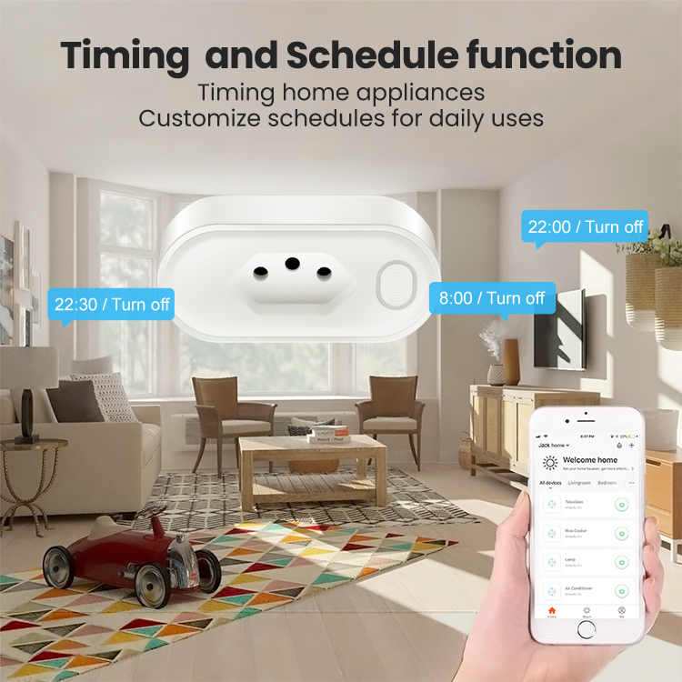 AVATTO  Tuya  Smart Home Inteligente socket with  Alexa Google Home