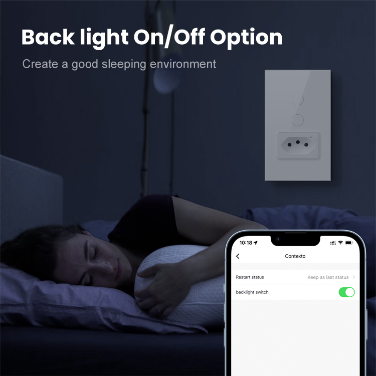 Factory Outlet Wall Switch And Brasil Socket Tuya Wifi Smart Switches  Remote Control Voice Light Smart Home Alexa Google Home